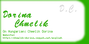 dorina chmelik business card